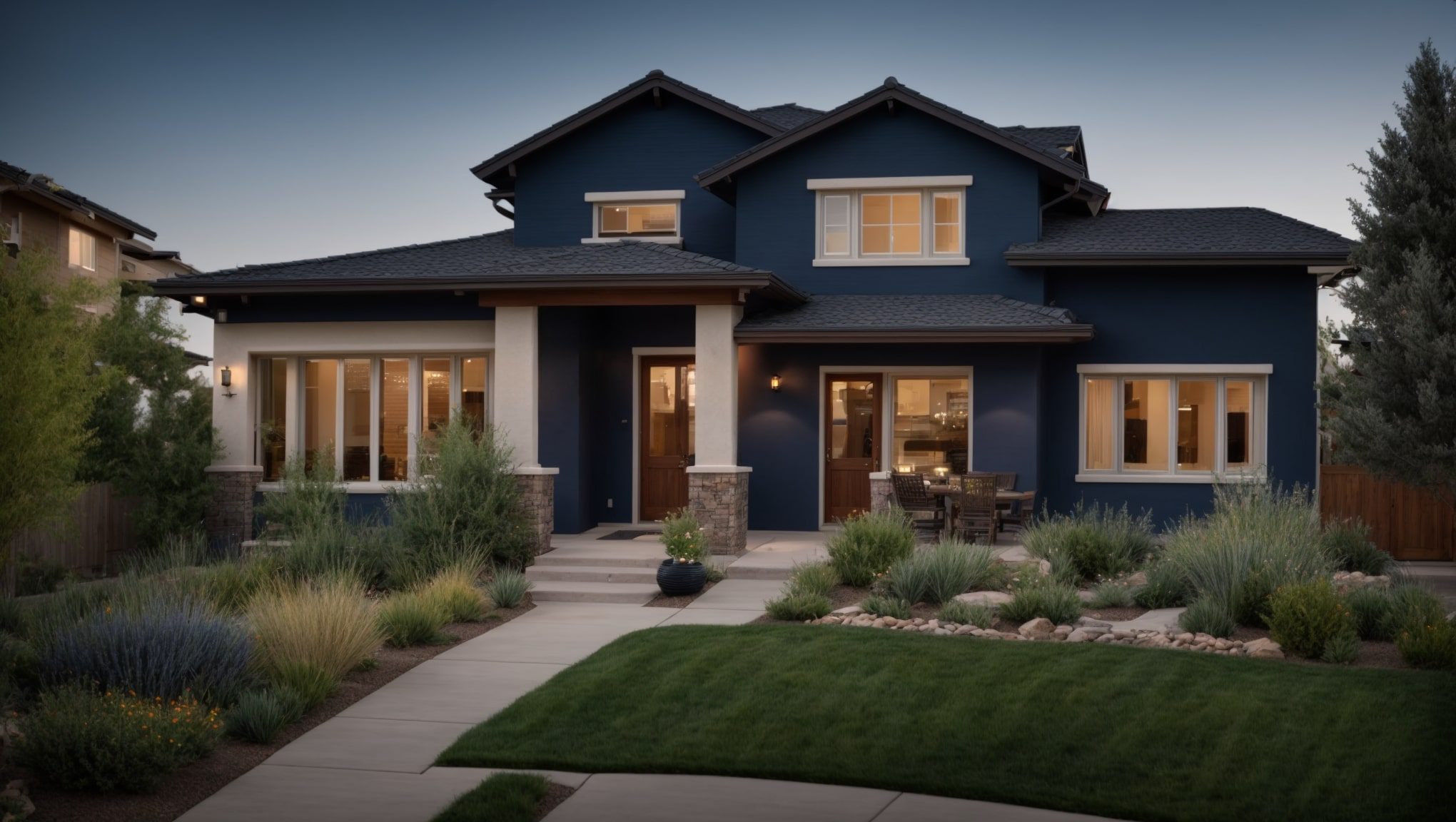 Suburban Ranch Style Home with Stucco Siding - Siding Colorado in Colorado Springs