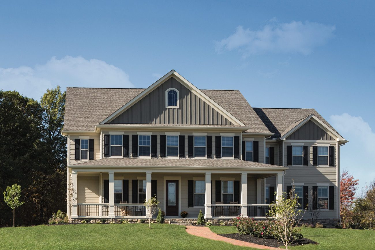 A fabulous traditional home with premium LP SmartSide Siding installed.