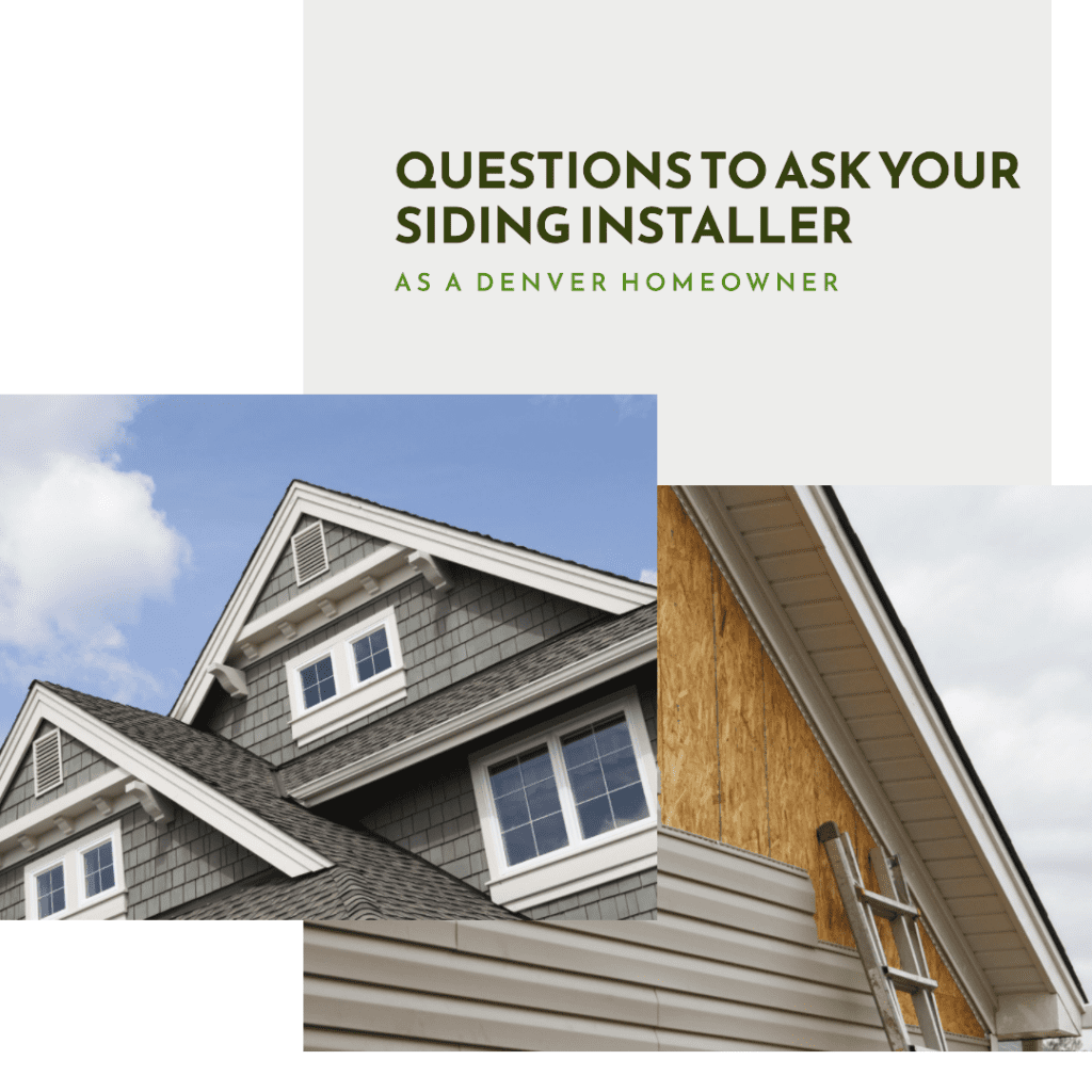 questions siding installer denver